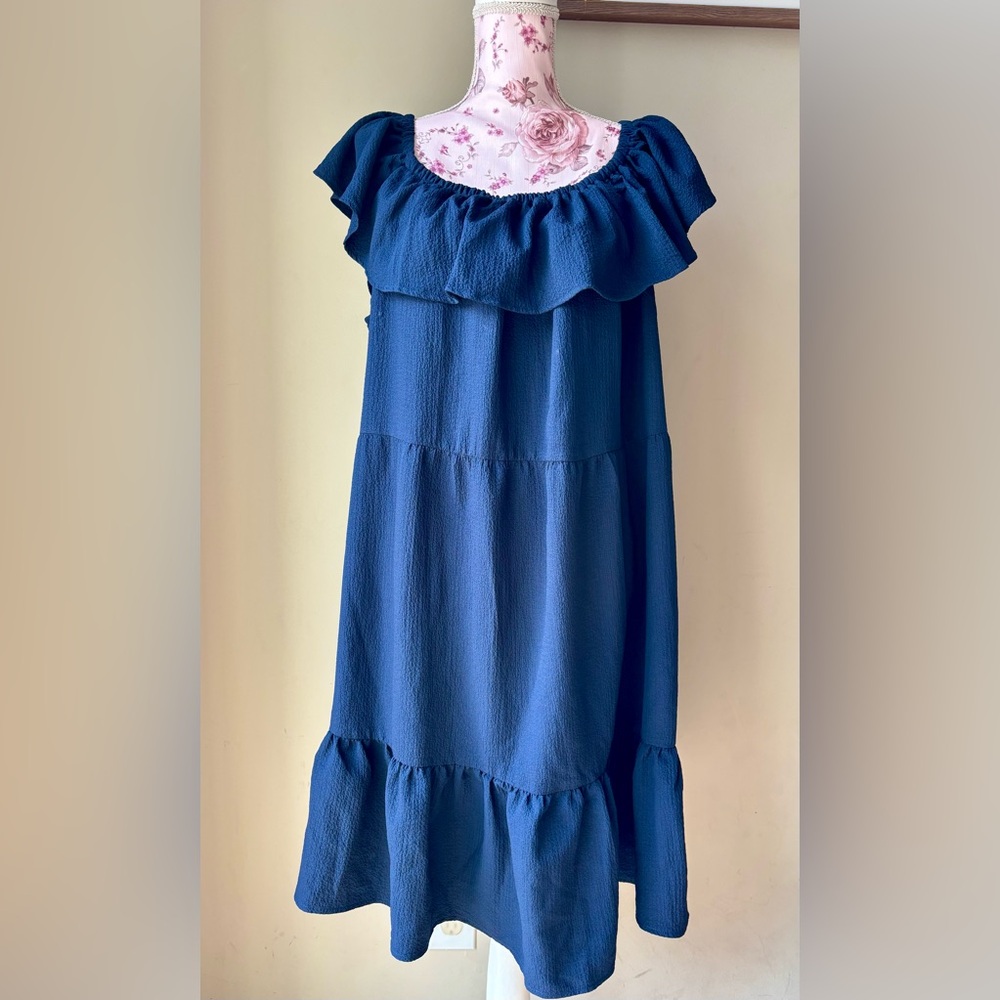 Sandra Darren Dress- Size 2X, but fits more like a 3X